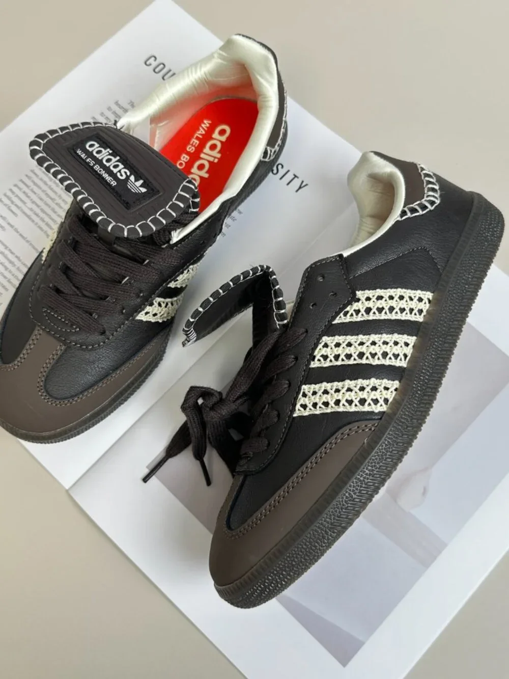 Women's Wales Bonner x Adidas Originals Samba Sneakers US8/EU38 - Picture 2 of 8
